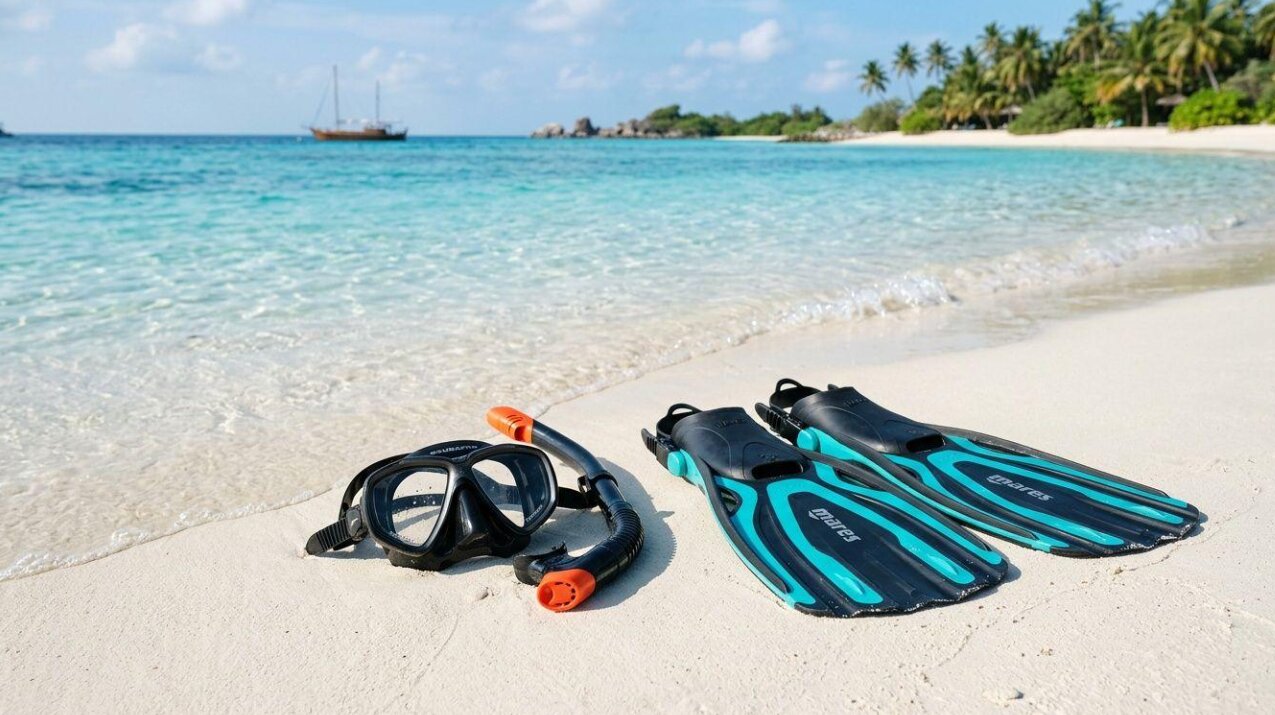 Snorkelling and clear water around Zanzibar